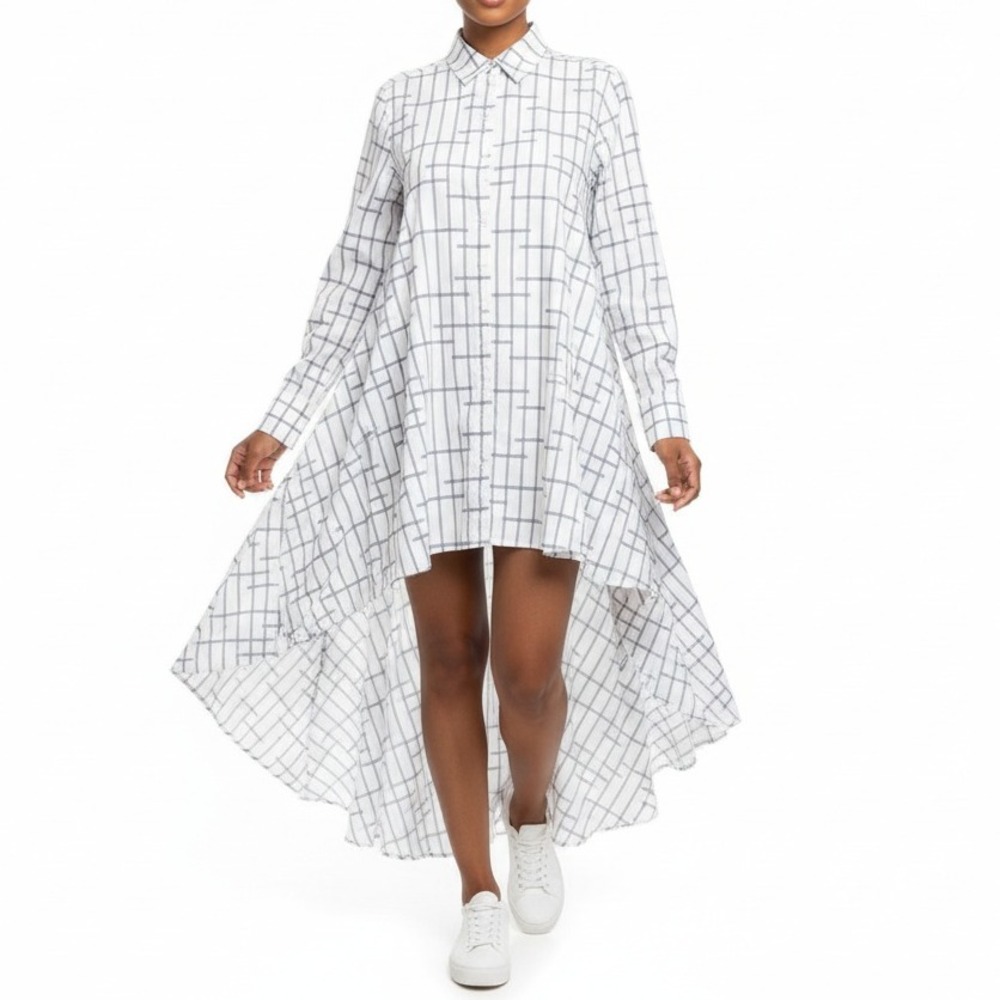 Palmer Harding Asymmetric Super Shirt 4 6 Waterfall Hem Avant-Garde Art Blouse